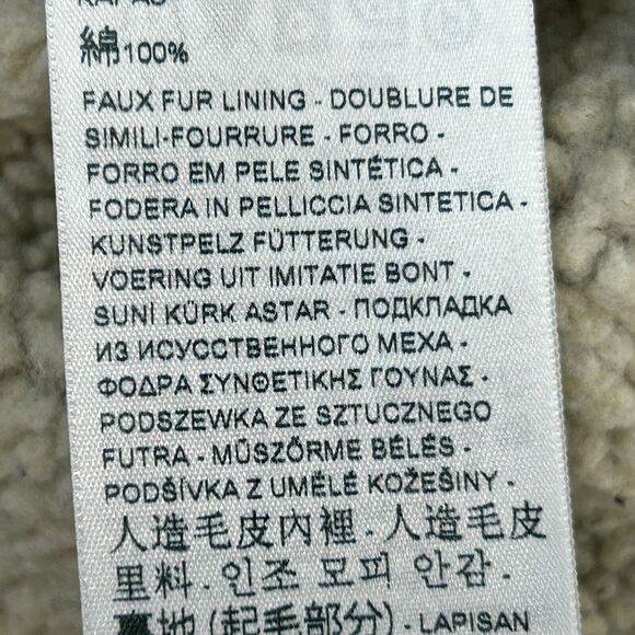 Levis Womens Sherpa Lined Jean Jacket Large Baggy Trucker Denim Blue 72867-0003 - Picture 11 of 15